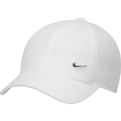 Nike Club Dri-FIT Cap (M-L, White/Silver)