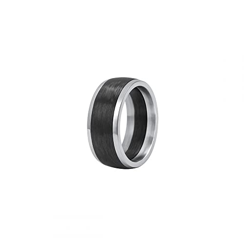 Tribal Spirit Herren Ring aus Carbon und...