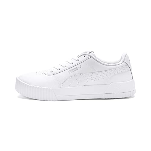 PUMA Damen Carina L Sneakers, White White Silver,...