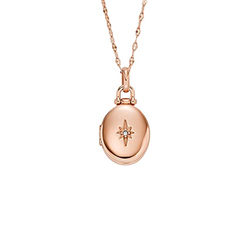 FOSSIL Halskette für Frauen Locket Collection...