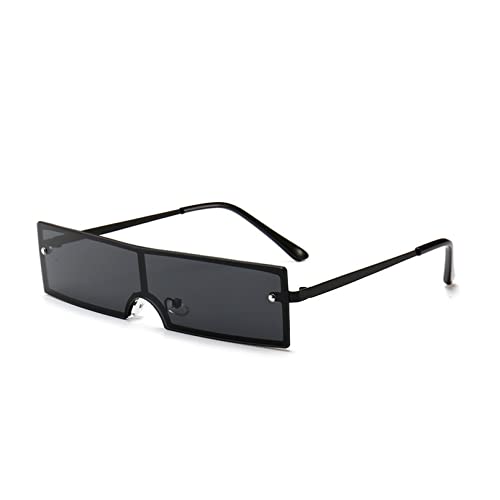 HWRHWR Damen-Sonnenbrille rechteckig Retro Damen...