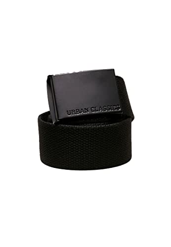 Urban Classics Unisex Gekleurde gesp canvas riem G...