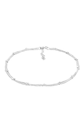 Elli Fußschmuck Damen Kugel Zeitlos Basic in 925...