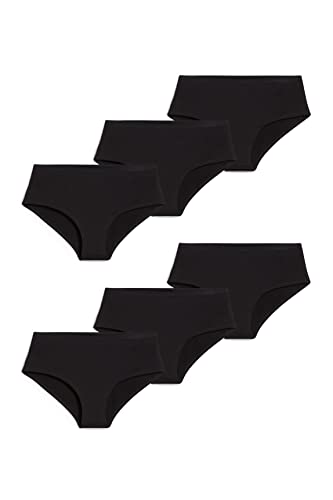 C&A Damen Hipster Unterwäsche Baumwolle 6er...