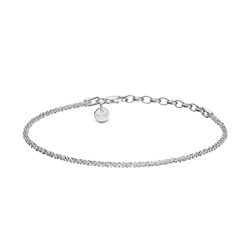 Armkette Damen Silber 925 strukturiert | Geschenk...
