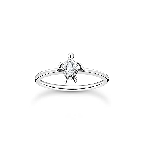 THOMAS SABO Damen Ring Schildkröte Silber 925...