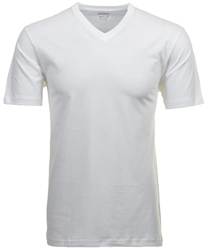 RAGMAN Shirt weiss im Doppelpack V-Neck, XL
