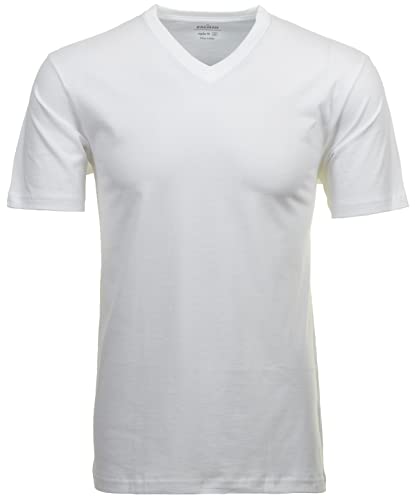 RAGMAN Shirt weiss im Doppelpack V-Neck, L