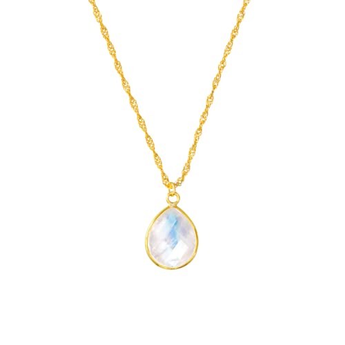 MALIQUE Moonstonery Mondstein Halskette Luna...
