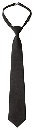 DESERMO Verstellbare Security Krawatte schwarz -...