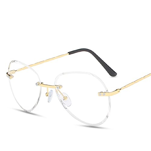 Modische Damen-Sonnenbrille, randlos, Strandparty,...
