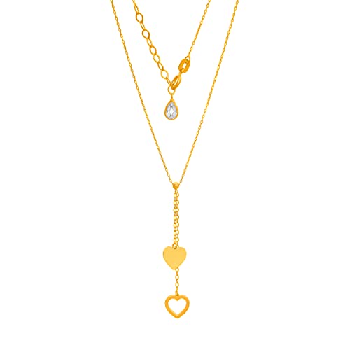 Goldene Damen Halskette 585 14k Gold Gelbgold...