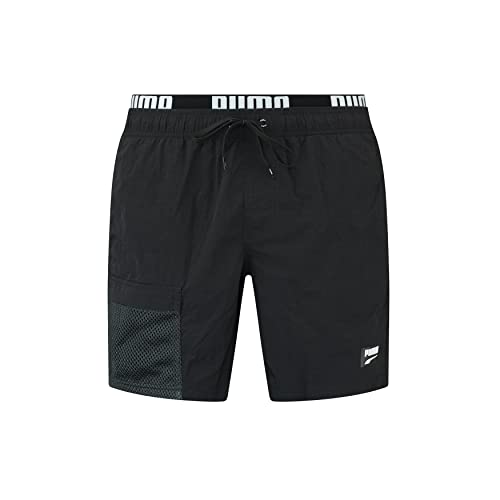 PUMA Herren Utility Mid Shorts, Black, M