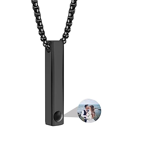 WILINNI Personalisierte Kette Mit Bild Für...