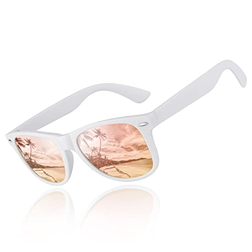 LINVO Sonnenbrille Damen Polarisiert Retro Stil...