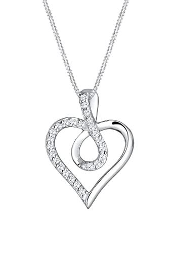 Elli Halskette Damen Infinity Herz Symbol mit...