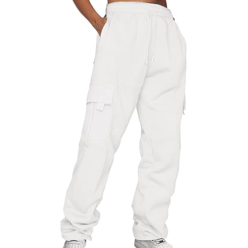 Lazzboy Cargohose Damen Baggy Einfarbig Weite Hose...