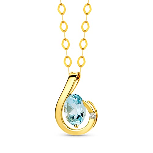 Miore Kette - Halskette Damen Gelbgold 9 Karat /...