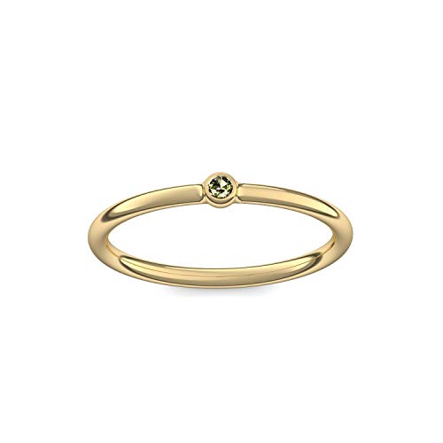Goldring Peridot 585 + inkl. Luxusetui + Peridot...