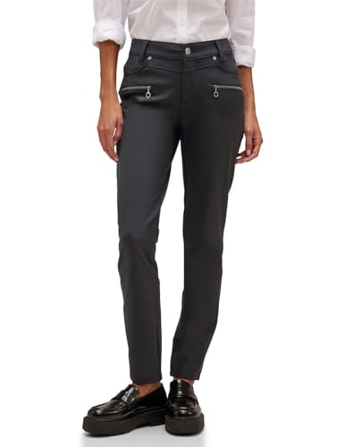 STREET ONE Damen A376798 Hose, Black, 42W x 30L