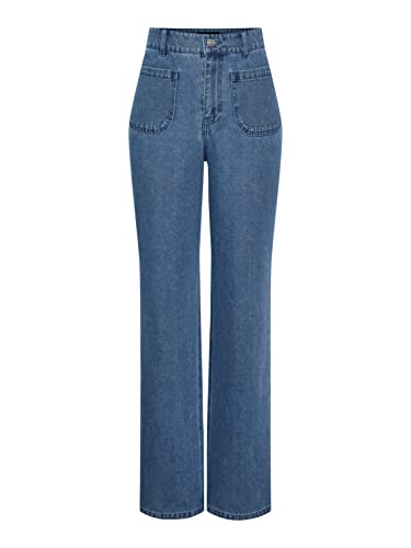 Pieces Women's PCAMA HW Wide Jeans LB BC...