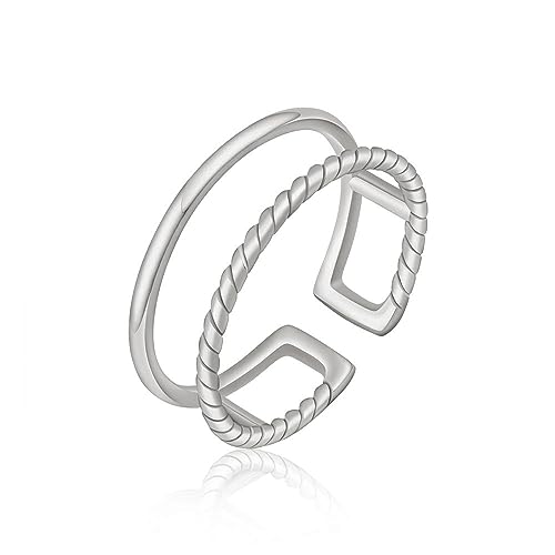 GD GOOD.designs EST. 2015 Ring Silber für Damen...