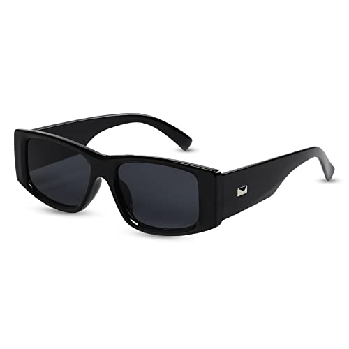 Rechteckige Schmalem Rahmen Retro-Sonnenbrille...