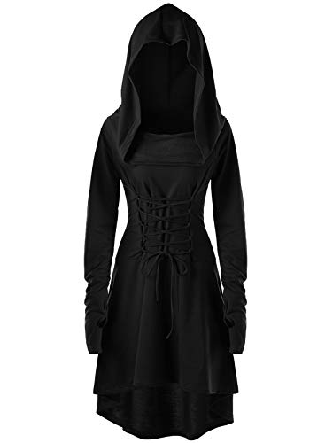 Tomwell Halloween Kostüm Damen Mittelalter Gothic...