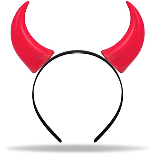 Hatstar Teufelshörner Haarreif rot | Vampir...