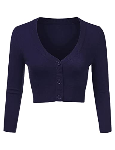 NC Damen Strick Bolero Shrug Langarm Elegante V...