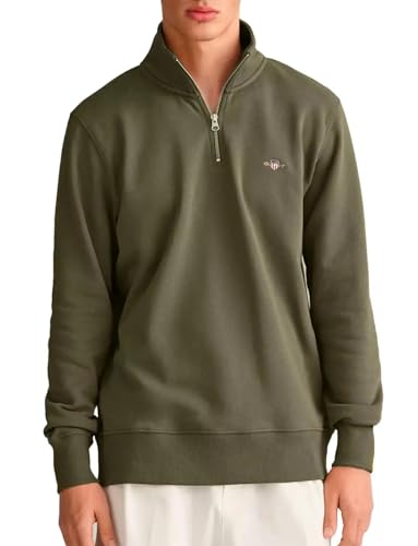 GANT Herren Reg Shield Half Zip Sweatshirt,...