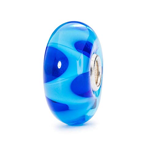 Trollbeads Damen-Bead Azurblaue Welle 925 Silber -...