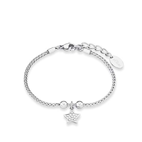 s.Oliver Damen Echtschmuck Armband mit Anhänger...