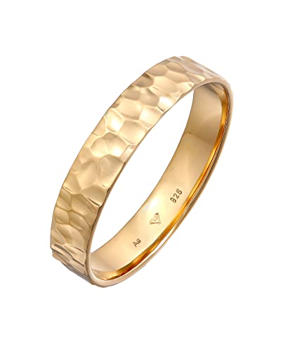 Kuzzoi Herrenring (4 mm) Handgefertigt, Bandring...