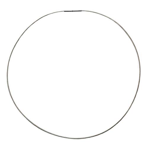Damen Edelstahl Collier Halsreif Bajonett...