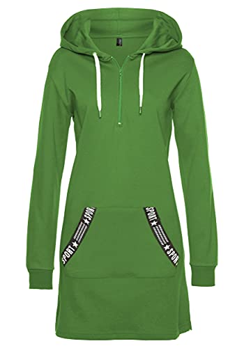 TrendiMax Damen Hoodie Kleid Herbst Langarm...