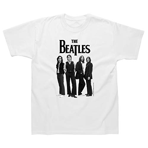 Spike Herren T-Shirt The Beatles, weiß, Gr. XL