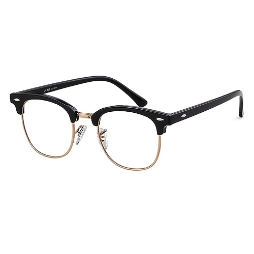 ADEWU Retro Brille Blaulichtfilter Herren Damen...