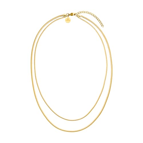 Purelei® Two Layers Halskette, Wasserfestes Kette...