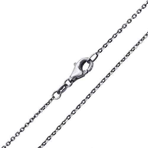 MATERIA 925 Silber Halskette für Frauen Herren -...
