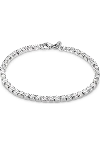 FAVS Damen-Armband Edelstahl 41 Zirkonia One Size...