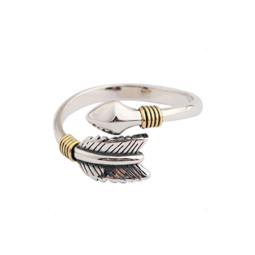 KONFEN Ring Verstellbar Silber Herren Damen,...