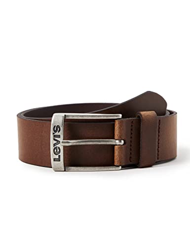 Levi's Herren NEW DUNCAN Gürtel, Braun (Dark...