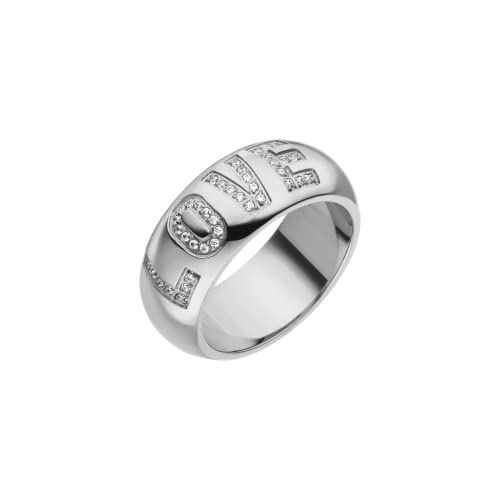 PURELEI® Love Ring (Gold, Silber), Damen Ring aus...