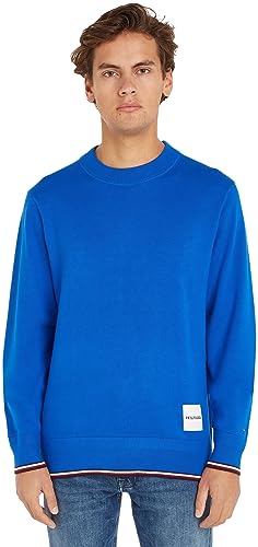 Tommy Hilfiger Herren Pullover Tipped Crew Neck...