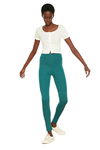 Trendyol Damen Hohe Taille Gestrickte Strumpfhose...