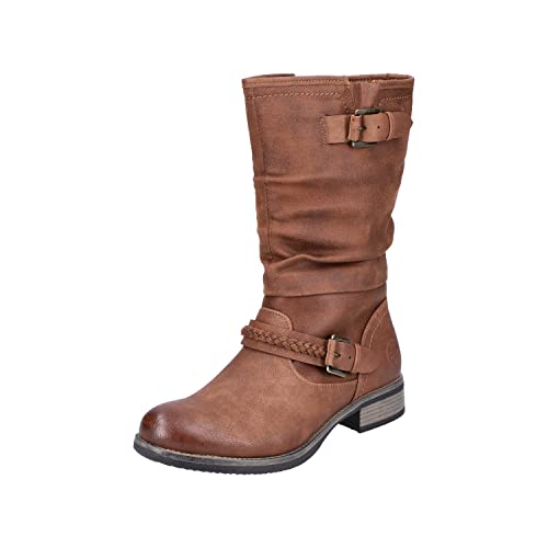 Rieker Damen 98860 Hohe Stiefel, Braun (Nuss 22),...