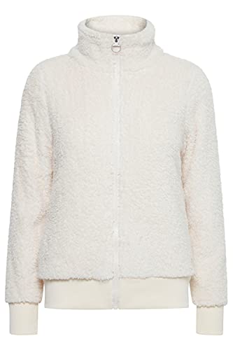 OXMO Anneka Sweatjacke Damen Jacke mit Teddyfutter...