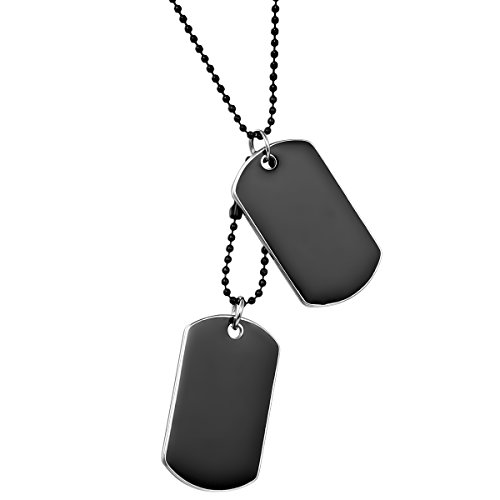 JewelryWe Schmuck Herren Halskette, 2...