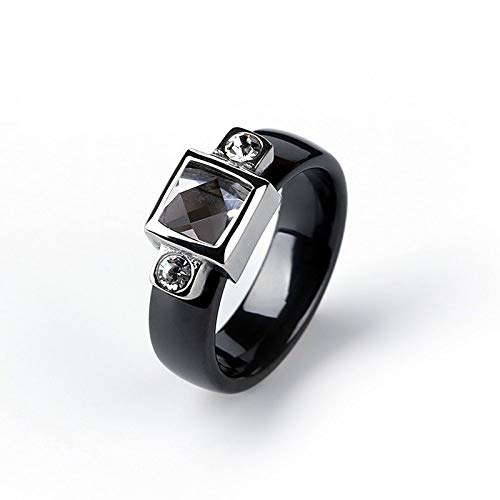 Zuiaidess Keramik Ring,Black Mode Einzigartig 2,0...